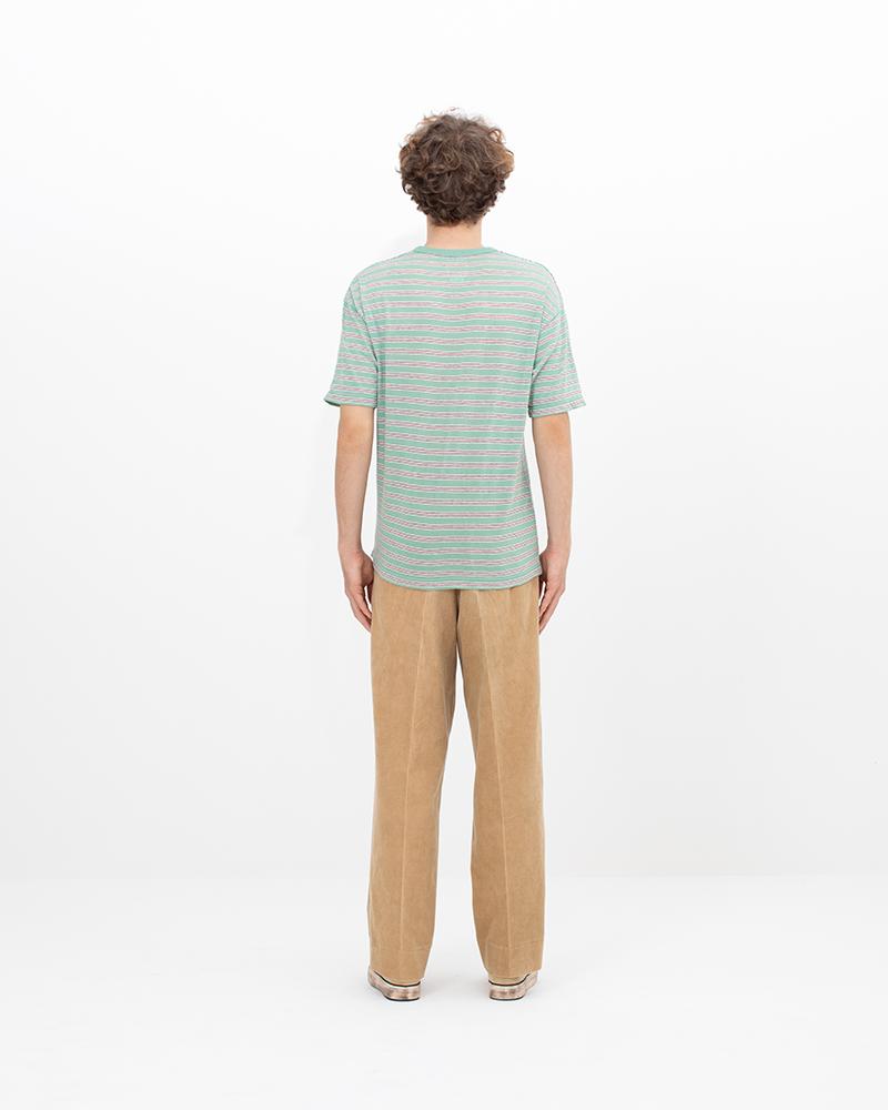 JUMBO BORDER TEE S/S (FINE WOOL) | Visvim Official North American